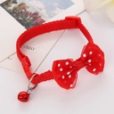Neck Collar With Bow & Bell 1.0cm