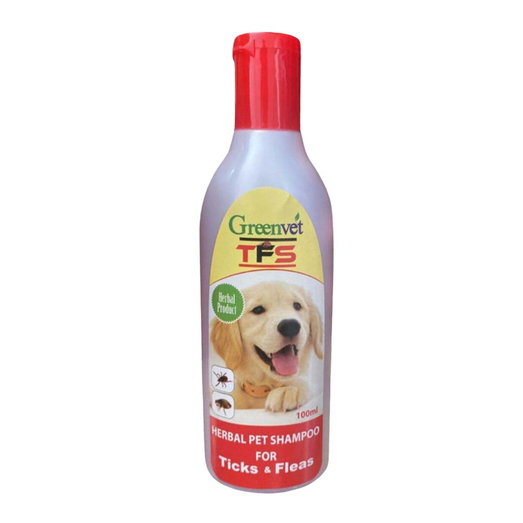 Greenvet Ticks & Fleas Shampoo 200 ml